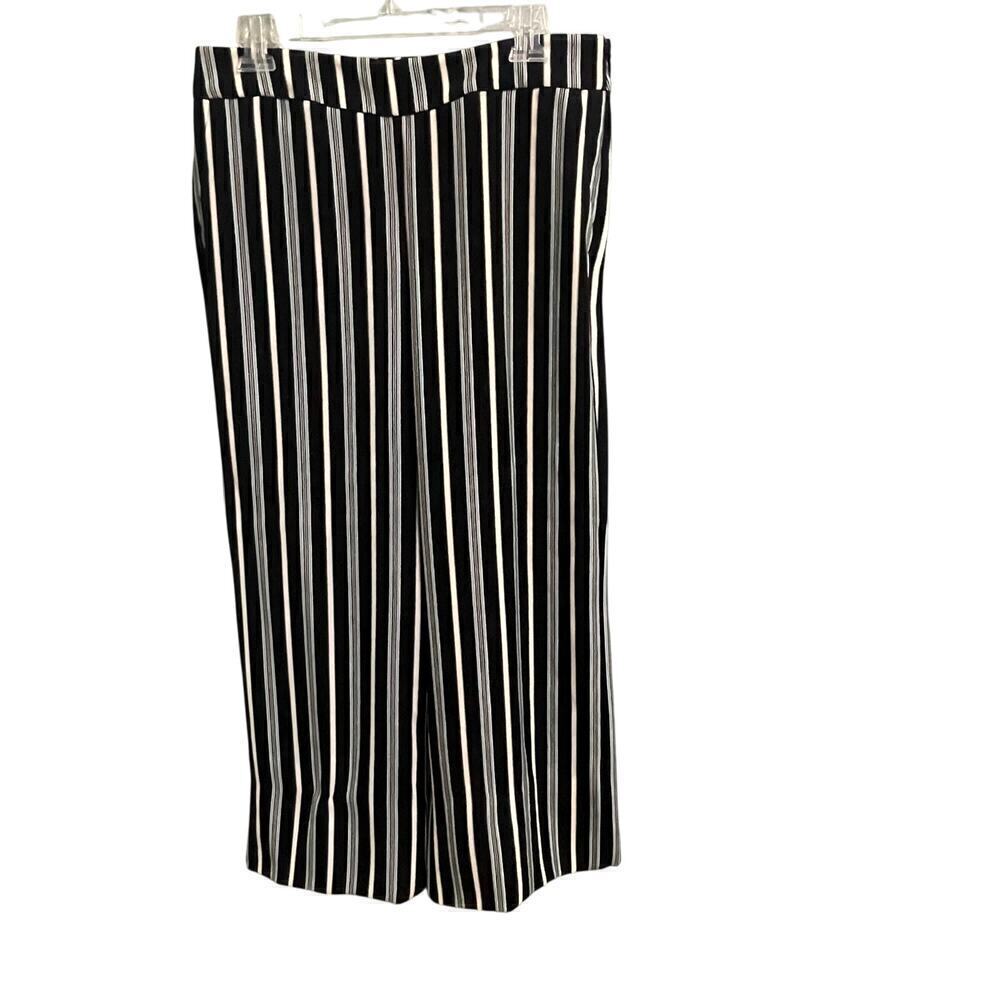 Ann Taylor New With Tag Striped Wide Leg Dress Pants Size 6